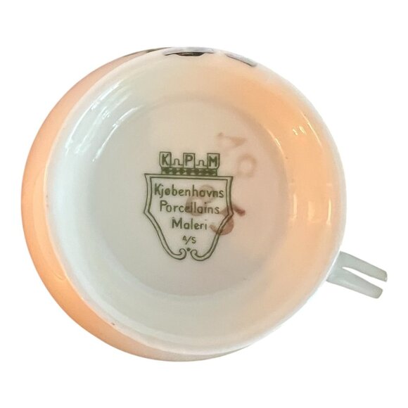 Vintage KPM Kjobenhavns Porcellains Maleri Floral Tea Cup & Saucer Set Porcelain - Picture 3 of 9